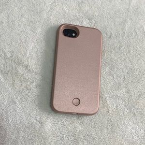 iPhone 6/6+/8 Galaxy S5/S6 Selfie Light Phone Case